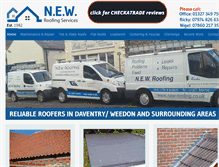 Tablet Screenshot of new-roofing.co.uk